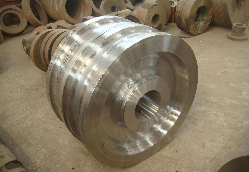Quenching Tækni Crane Wheel Smurðir